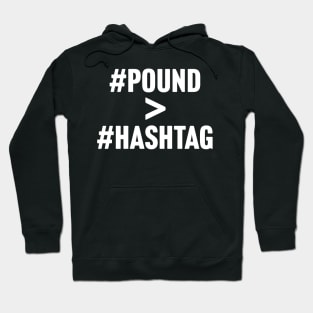 #Pound > #Hashtag Hoodie